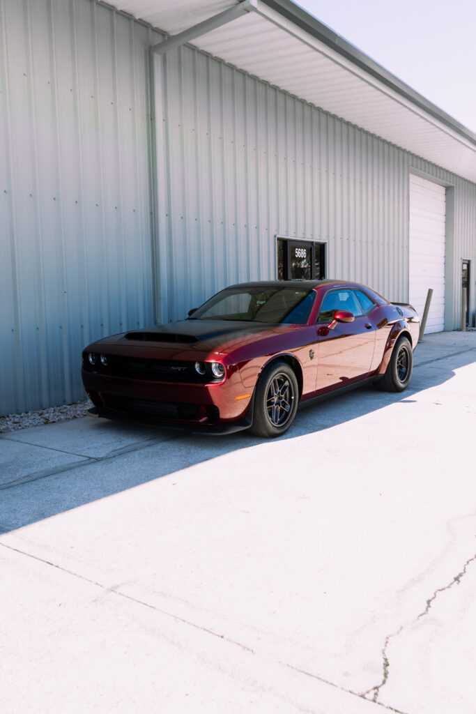 Custom vinyl-wrapped car by Power Empire near Lakewood Ranch